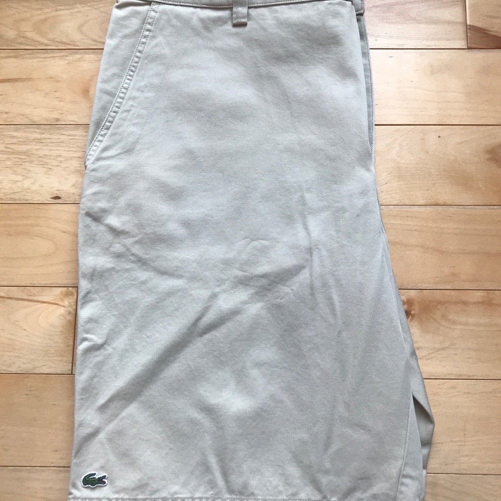Lacoste Bermuda Shorts Size 36 NWT - Twine Beige
